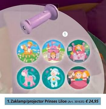 Aanbiedingen Zaklamp-projector prinses liloe - Haba - Geldig van 27/10/2016 tot 31/12/2016 bij Multi Bazar