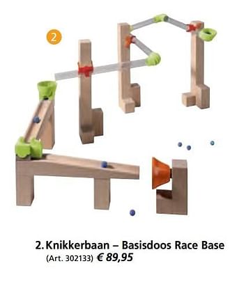 Aanbiedingen Knikkerbaan basisdoos race base - Haba - Geldig van 27/10/2016 tot 31/12/2016 bij Multi Bazar
