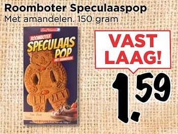 Aanbiedingen Roomboter speculaaspop - Huismerk Vomar - Geldig van 30/10/2016 tot 05/11/2016 bij Vomar