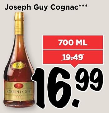 Aanbiedingen Joseph guy cognac - Joseph Guy - Geldig van 30/10/2016 tot 05/11/2016 bij Vomar