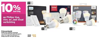 Aanbiedingen Philips hue ambiance starterkit - Philips - Geldig van 30/10/2016 tot 06/11/2016 bij Gamma