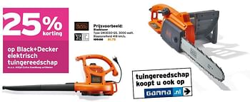 Aanbiedingen Black+decker bladblazer gw3030-qs - Black &amp; Decker - Geldig van 30/10/2016 tot 06/11/2016 bij Gamma