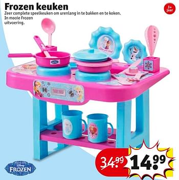 Aanbiedingen Frozen keuken - Disney  Frozen - Geldig van 01/11/2016 tot 06/11/2016 bij Kruidvat