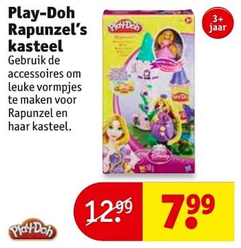 Aanbiedingen Play-doh rapunzel`s kasteel - Play-Doh - Geldig van 01/11/2016 tot 06/11/2016 bij Kruidvat