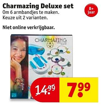 Aanbiedingen Charmazing deluxe set - Charmazing - Geldig van 01/11/2016 tot 06/11/2016 bij Kruidvat