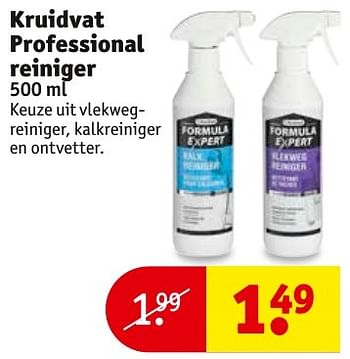 Aanbiedingen Kruidvat professional reiniger - Huismerk - Kruidvat - Geldig van 01/11/2016 tot 06/11/2016 bij Kruidvat