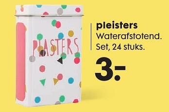 Aanbiedingen Pleisters waterafstotend - Huismerk - Hema - Geldig van 17/10/2016 tot 06/11/2016 bij Hema