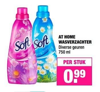 Aanbiedingen At home wasverzachter - At Home - Geldig van 24/10/2016 tot 06/11/2016 bij Big Bazar