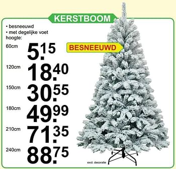 Aanbiedingen Kerstboom - Huismerk - Van Cranenbroek - Geldig van 06/11/2016 tot 27/11/2016 bij Van Cranenbroek