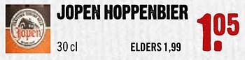 Aanbiedingen Jopen hoppenbier - Jopen - Geldig van 30/10/2016 tot 05/11/2016 bij Dirk III
