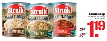 Aanbiedingen Struik soep - Struik - Geldig van 31/10/2016 tot 06/11/2016 bij Coop