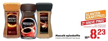 Aanbiedingen Nescafé oploskoffie - Nescafe - Geldig van 31/10/2016 tot 06/11/2016 bij Coop