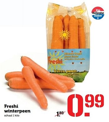 Aanbiedingen Freshi winterpeen - Huismerk - Coop - Geldig van 31/10/2016 tot 06/11/2016 bij Coop