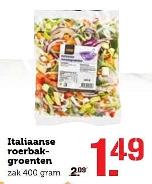 Aanbiedingen Italiaanse roerbakgroenten - Huismerk - Coop - Geldig van 31/10/2016 tot 06/11/2016 bij Coop