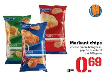 Aanbiedingen Markant chips - Markant - Geldig van 31/10/2016 tot 06/11/2016 bij Coop