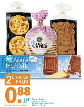 Aanbiedingen Zaans huisje melkchocolade - Zaans Huisje - Geldig van 31/10/2016 tot 06/11/2016 bij Albert Heijn