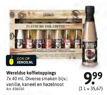 Aanbiedingen Wereldse koffietoppings - Huismerk - Xenos - Geldig van 24/10/2016 tot 06/11/2016 bij Xenos