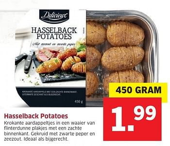 Aanbiedingen Hasselback potatoes - Delicieux - Geldig van 31/10/2016 tot 06/11/2016 bij Lidl