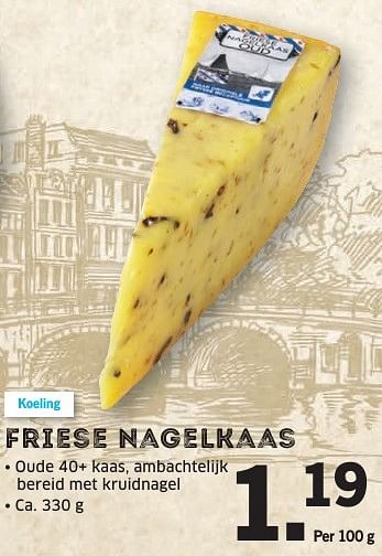 Aanbiedingen Friese nagelkaas - Huismerk - Lidl - Geldig van 31/10/2016 tot 06/11/2016 bij Lidl