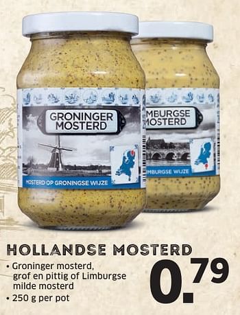 Aanbiedingen Hollandse mosterd - Huismerk - Lidl - Geldig van 31/10/2016 tot 06/11/2016 bij Lidl