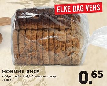 Aanbiedingen Mokums knip - Huismerk - Lidl - Geldig van 31/10/2016 tot 06/11/2016 bij Lidl