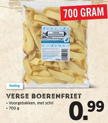 Aanbiedingen Verse boerenfriet - Huismerk - Lidl - Geldig van 31/10/2016 tot 06/11/2016 bij Lidl