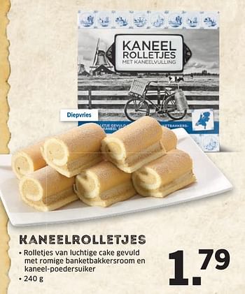 Aanbiedingen Kaneelrolletjes - Huismerk - Lidl - Geldig van 31/10/2016 tot 06/11/2016 bij Lidl