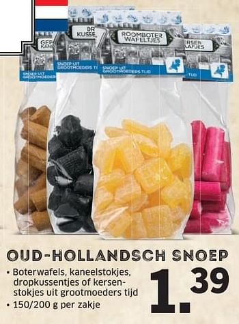 Aanbiedingen Oud-hollandsch snoep - Huismerk - Lidl - Geldig van 31/10/2016 tot 06/11/2016 bij Lidl