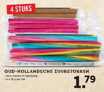 Aanbiedingen Oud-hollandsche zuurstokken - Huismerk - Lidl - Geldig van 31/10/2016 tot 06/11/2016 bij Lidl