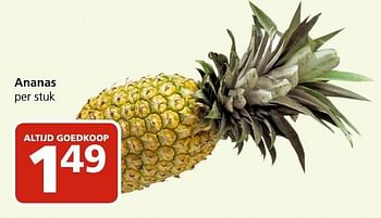 Aanbiedingen Ananas - Huismerk - Jan Linders - Geldig van 31/10/2016 tot 06/11/2016 bij Jan Linders