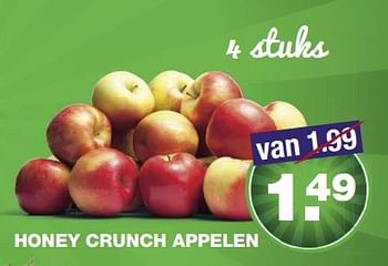 Aanbiedingen Honey crunch appelen - Huismerk - Aldi - Geldig van 02/11/2016 tot 08/11/2016 bij Aldi