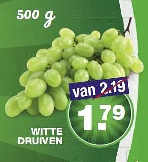 Aanbiedingen Witte druiven - Huismerk - Aldi - Geldig van 02/11/2016 tot 08/11/2016 bij Aldi