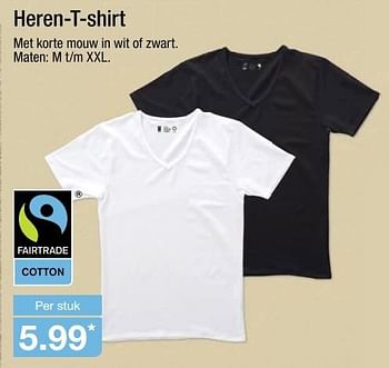 Aanbiedingen Heren-t-shirt - Fair Trade - Geldig van 02/11/2016 tot 08/11/2016 bij Aldi