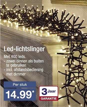 Aanbiedingen Led-lichtslinger - Huismerk - Aldi - Geldig van 02/11/2016 tot 08/11/2016 bij Aldi