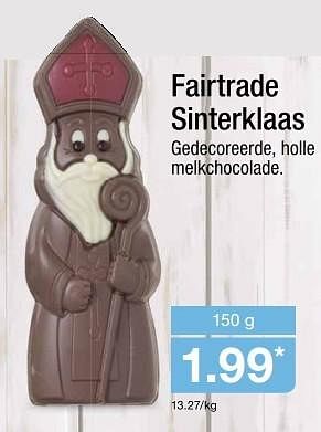 Aanbiedingen Fairtrade sinterklaas - Huismerk - Aldi - Geldig van 02/11/2016 tot 08/11/2016 bij Aldi