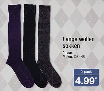 Aanbiedingen Lange wollen sokken - Huismerk - Aldi - Geldig van 02/11/2016 tot 08/11/2016 bij Aldi