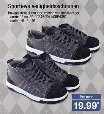 Aanbiedingen Sportieve veiligheidsschoenen - Huismerk - Aldi - Geldig van 02/11/2016 tot 08/11/2016 bij Aldi