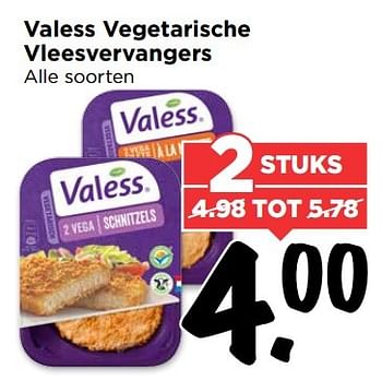 Aanbiedingen Valess vegetarische vleesvervangers - Valess - Geldig van 06/11/2016 tot 12/11/2016 bij Vomar