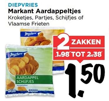Aanbiedingen Markant aardappeltjes - Markant - Geldig van 06/11/2016 tot 12/11/2016 bij Vomar