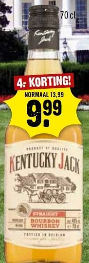 Aanbiedingen Kentucky jack - Kentucky Jack - Geldig van 06/11/2016 tot 12/11/2016 bij Dirk III