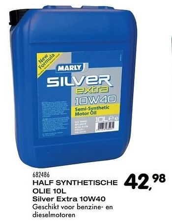 Aanbiedingen Half synthetische 10w40 olie - Marly - Geldig van 08/11/2016 tot 06/12/2016 bij Supra Bazar