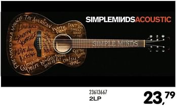 Aanbiedingen 2lp simpleminds acoustic - Huismerk - Supra Bazar - Geldig van 08/11/2016 tot 06/12/2016 bij Supra Bazar