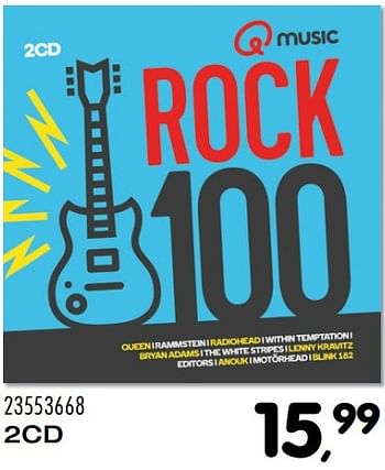 Aanbiedingen 2cd rock 100 - Huismerk - Supra Bazar - Geldig van 08/11/2016 tot 06/12/2016 bij Supra Bazar