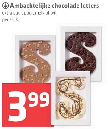 Aanbiedingen Ambachtelijke chocolade letters - Spar - Geldig van 03/11/2016 tot 09/11/2016 bij Spar