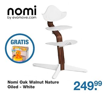 Aanbiedingen Nomi oak walnut nature oiled - white - Nomi - Geldig van 21/10/2016 tot 11/11/2016 bij Baby & Tiener Megastore