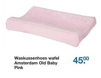 Aanbiedingen Waskussenhoes wafel amsterdam old baby pink - Koeka - Geldig van 21/10/2016 tot 11/11/2016 bij Baby & Tiener Megastore