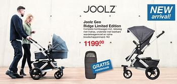 Aanbiedingen Joolz geo ridge limited edition - Joolz - Geldig van 21/10/2016 tot 11/11/2016 bij Baby & Tiener Megastore