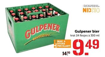 Aanbiedingen Gulpener bier - Gulpener - Geldig van 07/11/2016 tot 13/11/2016 bij Coop