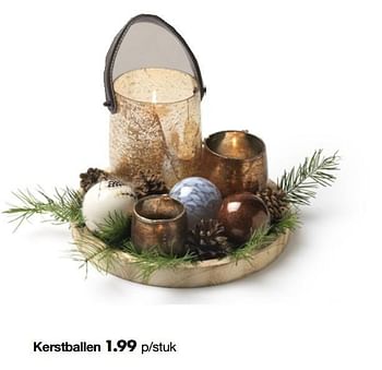 Aanbiedingen Kerstballen - Huismerk - Multi Bazar - Geldig van 10/11/2016 tot 31/12/2017 bij Multi Bazar