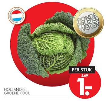 Aanbiedingen Hollandse groene kool - Huismerk - Deka Markt - Geldig van 06/11/2016 tot 12/11/2016 bij Deka Markt